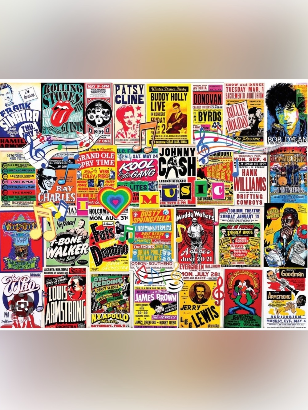 I LOVE MUSIC 1000 piece puzzle